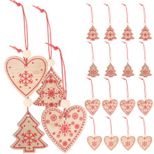 60 Valentines Holz Bastelmaterial Hängendes Teil