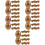 50 Stuks Vullbare Gouden Plastic Eieren Ei‐vormige Snoepdozen 7