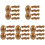 50 Stuks Vullbare Gouden Plastic Eieren Ei‐vormige Snoepdozen 2