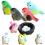 5 Sets Ostermoos Mikrolandschaft Mit Künstlichen Nestern Und Eiern 3