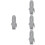 4Stk Desktop Verzierung Moai Statue Harz 8