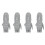 4Stk Desktop Verzierung Moai Statue Harz 6