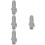 4Stk Desktop Verzierung Moai Statue Harz 9