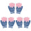 3Stk Skyblue Strickhandschuhe Warm Fäustlinge Kinder Outdoor 2
