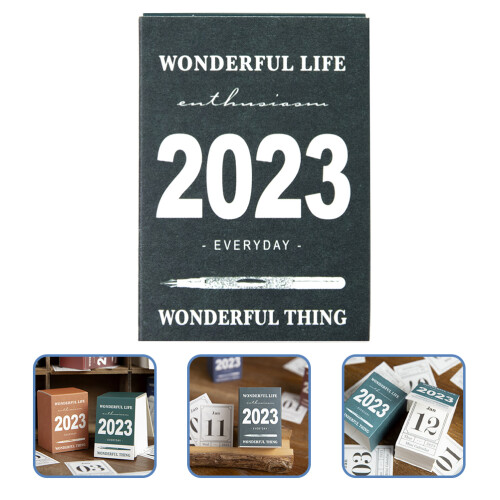 2024 Stehender Mini Kalender Für Schreibtisch 2