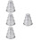 4Stk Multifunktionale Cupcakeform Puddingförmchen Geleeform 7