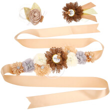 3 Sets Mama Papa Im Begriff Zu Sein Sash Gürtel Pin Armband