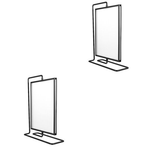 2Stk Metall Bilderrahmen, Doppelseitig, 360 , Kreativ 2