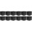 12Stk Schwarze Papiertragetaschen Für Und Geschenkverpackung 4