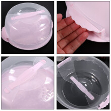 8 Zoll Kuchenbox Handkuchenverpackung Mit Deckel Pink