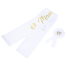 2 Sets Mama Im Werden Schleife Papa Im Werden Anstecknadel