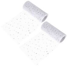 10 Glitzer Tüll Stoff Für Basteln Und Geschenkverpackung