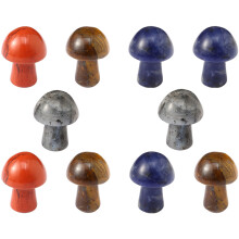 30 Anhänger Deko Mit Kristallstein Mini Pilze