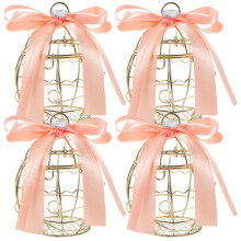 20Stk Party Candy Boxen Rosa, Hohler Vogelkäfig Stil Für Geschenke