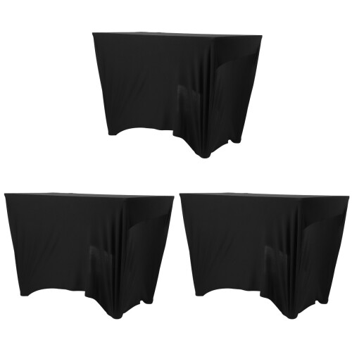 3Stk Dehnbare Tischdecke Stain-Resistent Buffet 1