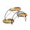 2Sets Dekoratives Goldenes 3- Dessert- Und -Displaygestell 1