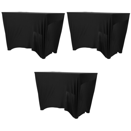 3Stk Dehnbare Tischdecke Stain-Resistent Buffet 2