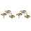 2Sets Dekoratives Goldenes 3- Dessert- Und -Displaygestell 2