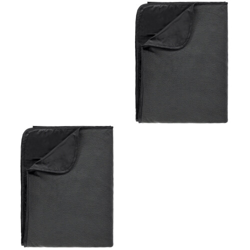 2Stk Outdoor-Picknickdecke Sanddicht Grau Camping Matte 2