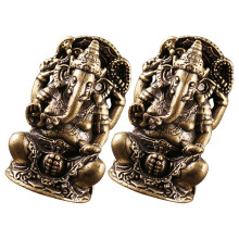 6Stk Kreative Messing Buddha Statue Für Zuhause Gold