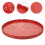 2Stk Dekorative Servierplatte Chinesisch Art Obstplatte 8