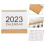 4Stk Büro Tischkalender 2023, Bunt, Dickes , Einfaches Design 11