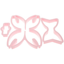 4Sets Backzubehör Schleifen Silikonformen Pink Für DIY Kuchen