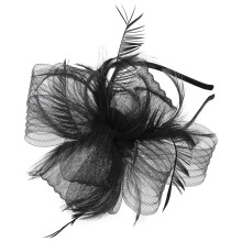 5Stk Schwarze Fascinator Haarbänder Für Damen Eleganter Teeparty Look