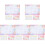 5Stk Wandkalender Englischer Monatskalender Büromaterial 4