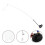 2 Sets Saugnapf Indoor Katzen Spielzeug Stab 11