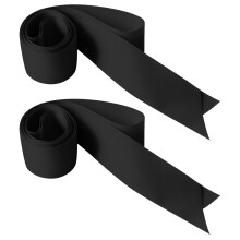 2Stk Einfacher Satinband Gürtel Für Hochzeitskleid Schärpe