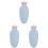 3 Sets Karottewärmflasche Heizflasche Winterzubehör 4