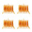 4Sets Snacktablett Mit Stauraum Und Goldfarbenem Ablagegestell 5