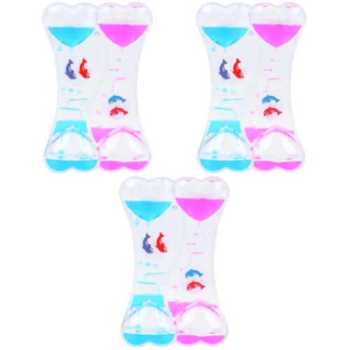 3Stk Doppel- Sanduhr Timer Figur Liebesgeschenk 2