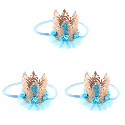 3Stück Baby Erster Kopfschmuck 1