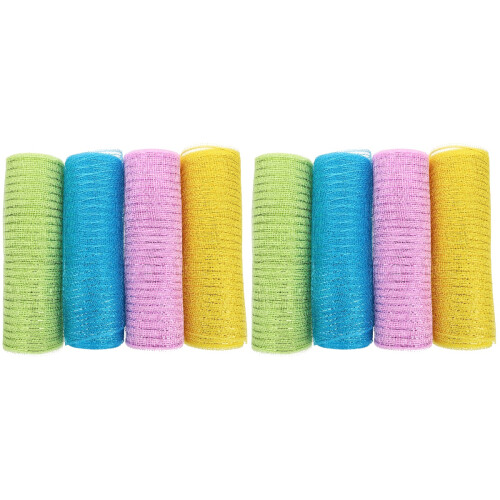8 Mesh-Bänder Für Osterkranz Basteln Poly-Mesh 2