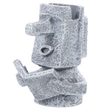 3Stk Moai Statue Stifthalter Brillen Halter Desktop