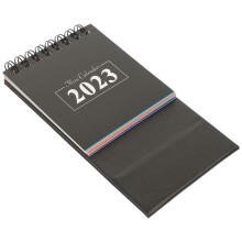 3Stk Schreibtischkalender Englische Druck 2023 Mini
