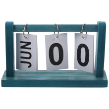 5Stk Tischkalender Aus Holz Für Tischdekoration