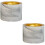 2Stk Keramik Aromatherme Bunt 7