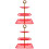 2Stk Roter 3-Lagiger Cupcakehalter Hochzeitstafel 5
