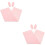2 Sets Blumenwickeltasche Hasenform Mit Hasenohren 8