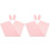 2 Sets Blumenwickeltasche Hasenform Mit Hasenohren 4