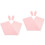 2 Sets Blumenwickeltasche Hasenform Mit Hasenohren 6