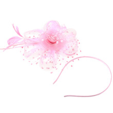 2Sets Feminine Fascinator Headpieces Rosa Für Tee Party & Events