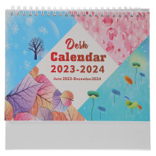 3Stück Tischkalender 2024 Desktop Kalender Countdown