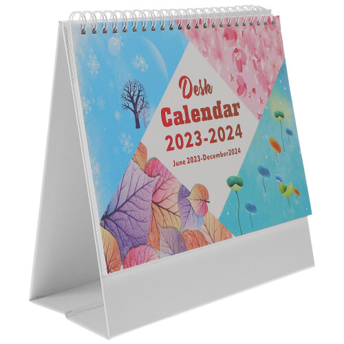 3Stück Tischkalender 2024 Desktop Kalender Countdown 1