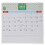 3Stück Tischkalender 2024 Desktop Kalender Countdown 3