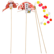 12 Japanische Art Kuchen Szene Dekorative Vasendekor