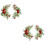 4 Simulation Ornamente Bogen Für Hochzeitsdekoration 6